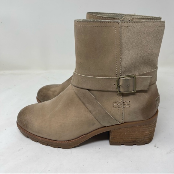 Sorel WOMEN'S CATE™ BUCKLE BOOTIE in Sand Tan size 7 - Picture 4 of 8
